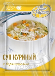 Суп куриный с вермишелью 60 грамм